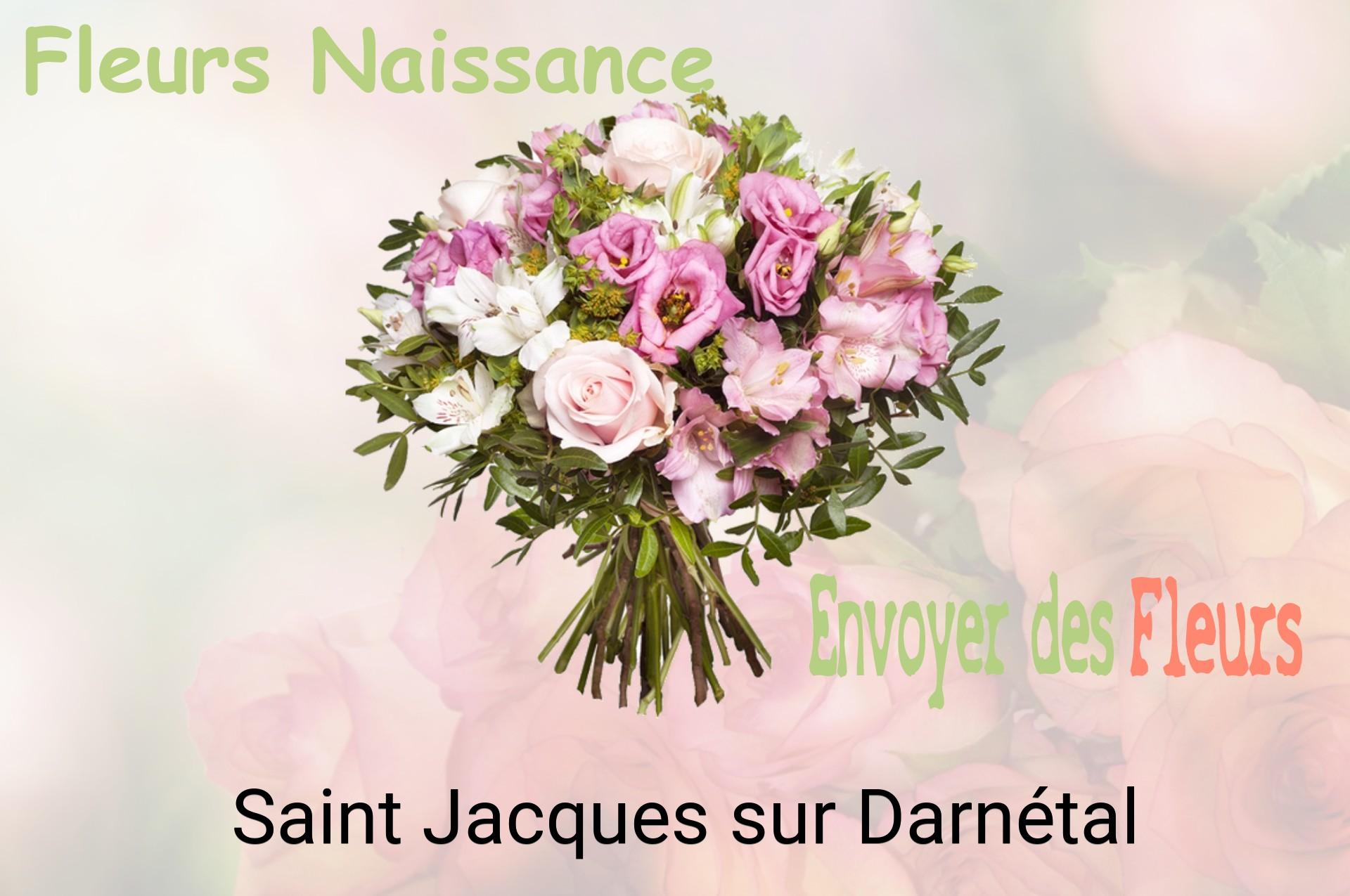 Bouquet de fleurs de naissance livré à Saint-Jacques-sur-Darnétal