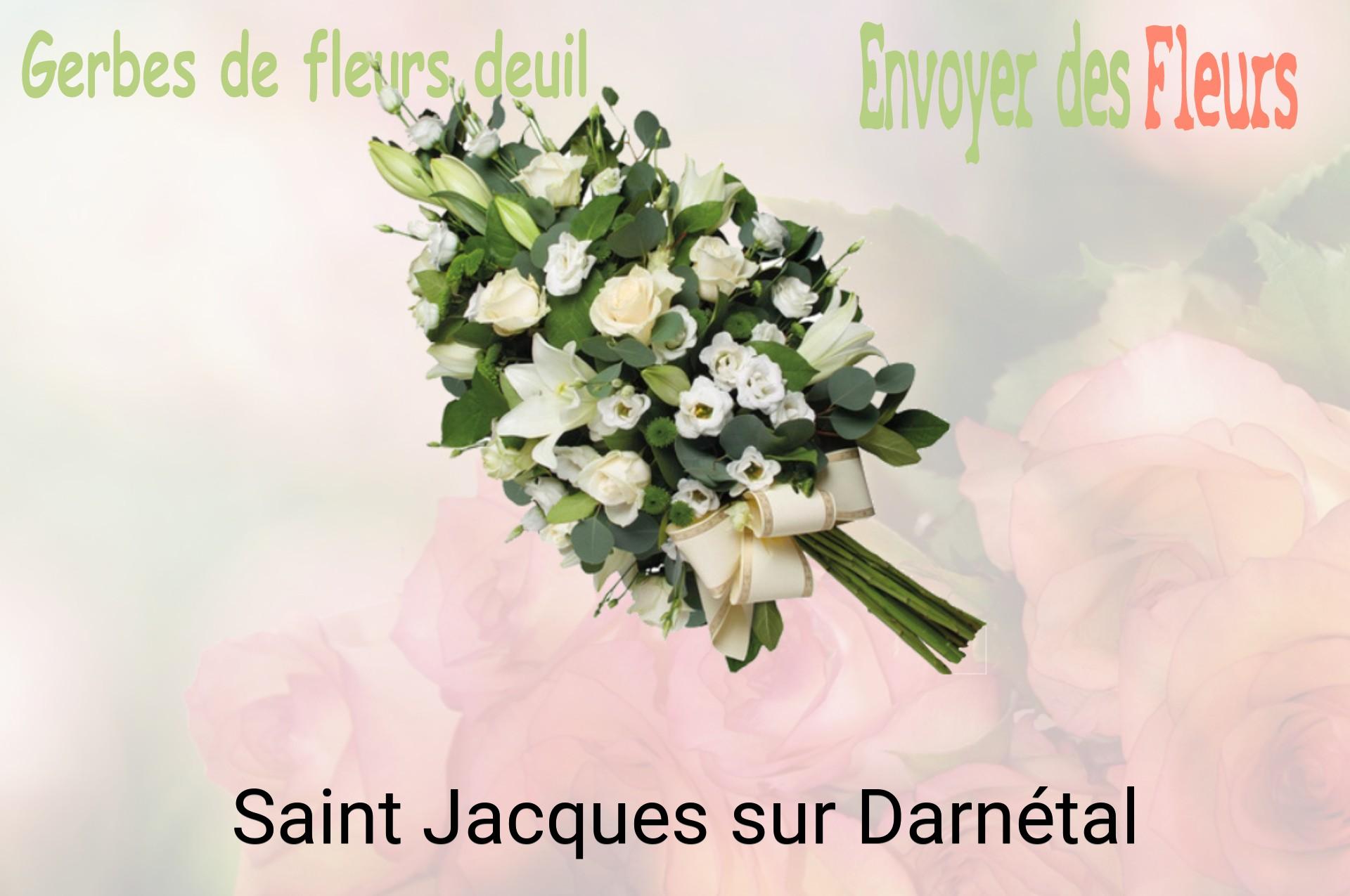 Gerbe de fleurs de deuil livrée à Saint-Jacques-sur-Darnétal
